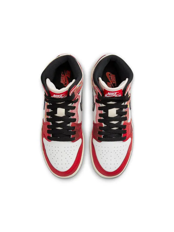 Кроссовки 1 ретро высокие og x marvel Air Jordan — изображение 4 из 4, красный/черный/белый