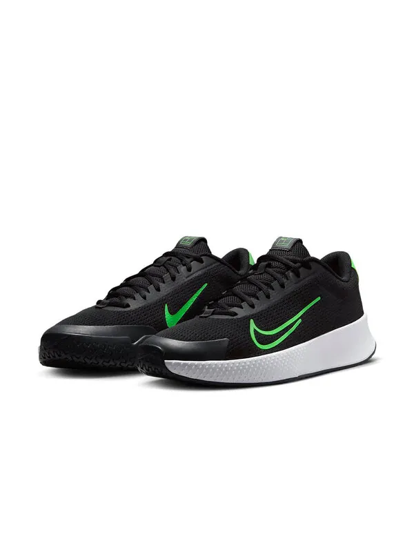 Кроссовки court vapor lite 2 hc Nike — изображение 3 из 4, черный/белый/зеленый