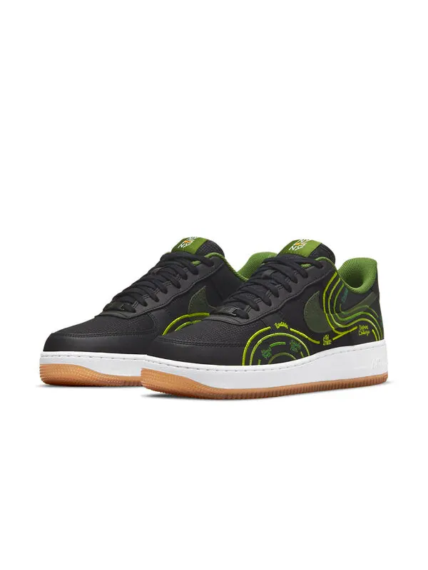 Кроссовки air force 1 '07 lv8 'ny vs ny' Nike — изображение 3 из 4, черный/зеленый/белый