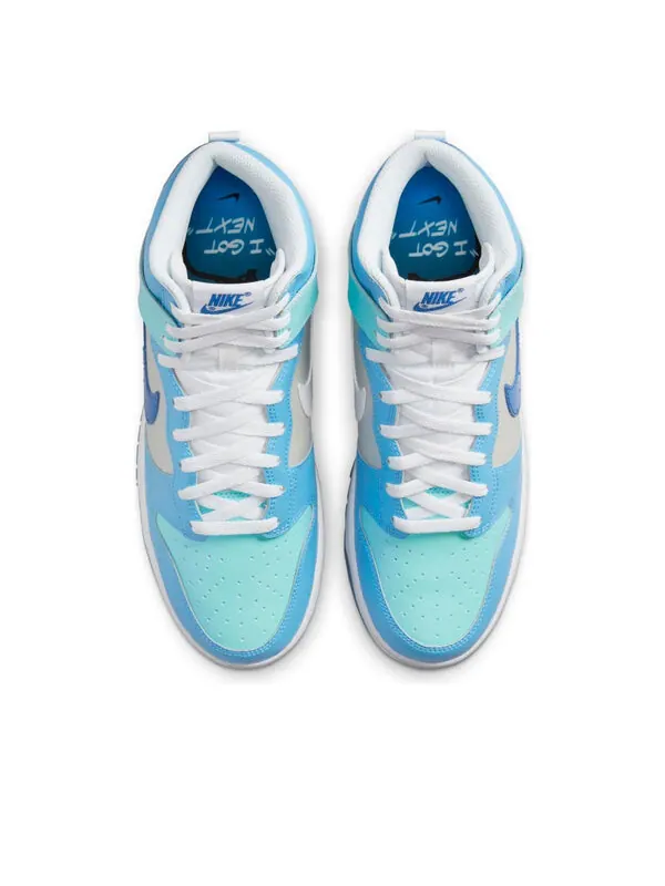 Кроссовки dunk high 'i got next' Nike — изображение 4 из 4, синий-белый