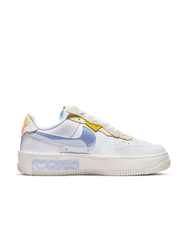 Кроссовки air force 1 фонтанка Nike — изображение 2 из 4, белый/синий/желтый
