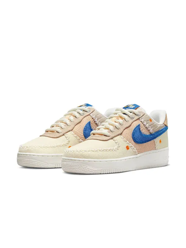 Кроссовки air force 1 '07 'la flea' Nike — изображение 3 из 4, коричневый/синий