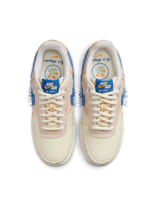 Кроссовки air force 1 '07 'la flea' Nike — изображение 4 из 4, коричневый/синий