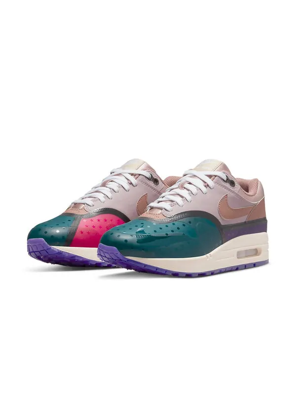 Кроссовки air max 1 премиум Nike — изображение 3 из 4, зеленый/розовый