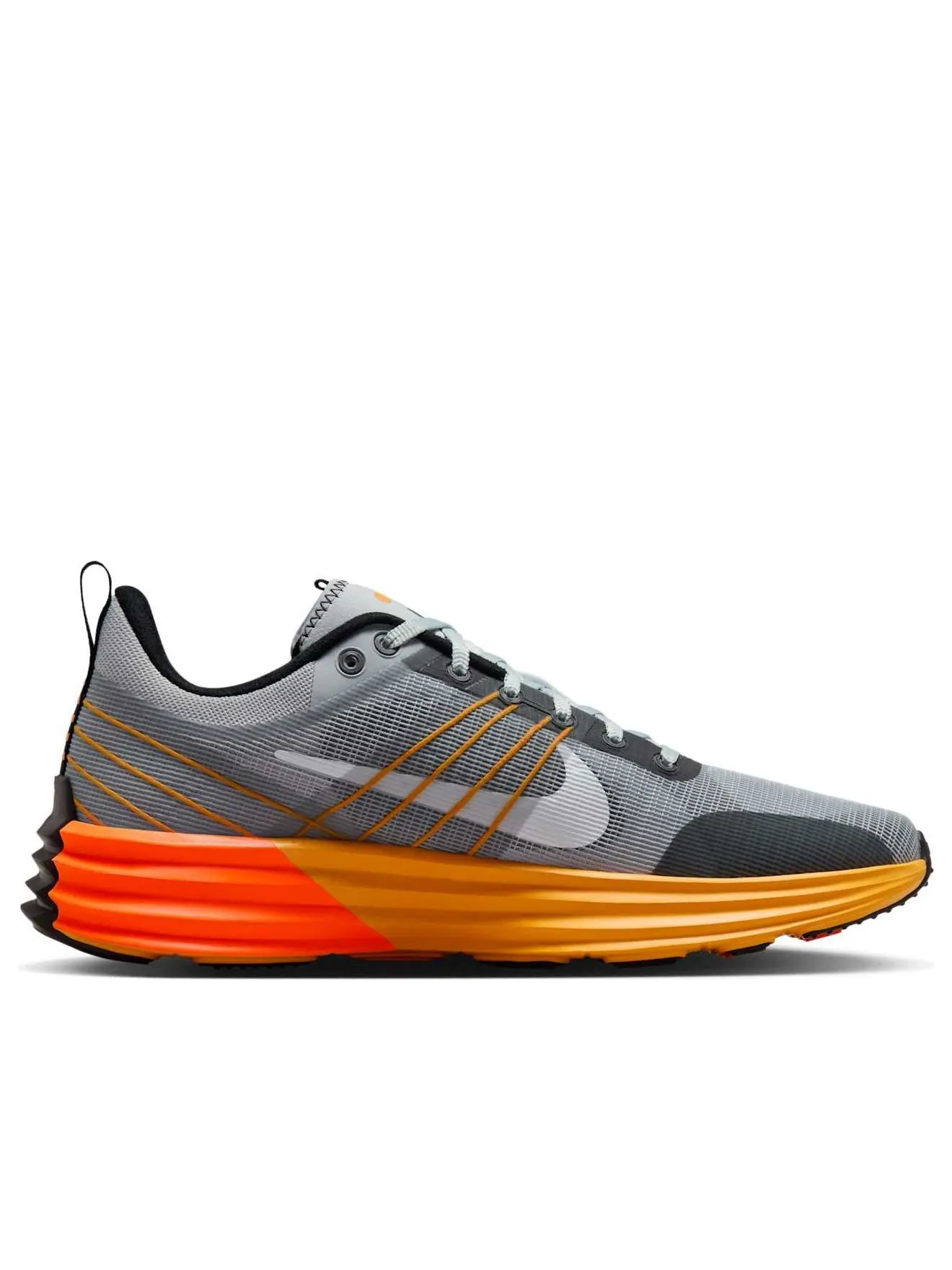 Кроссовки Nike Lunar Roam 'Wolf Grey Total Orange' — изображение 6 из 6, серый