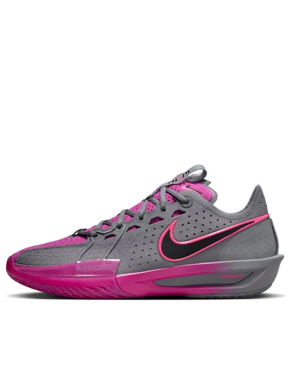 Кроссовки air zoom gt cut 3 'smoke grey hot fuchsia' Nike — изображение 1 из 4, серый//розовый/черный