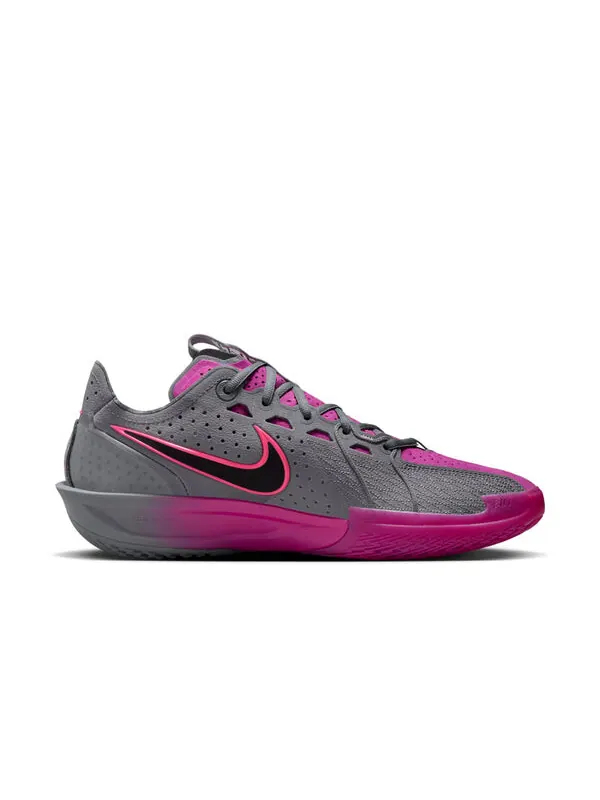 Кроссовки air zoom gt cut 3 'smoke grey hot fuchsia' Nike — изображение 2 из 4, серый//розовый/черный