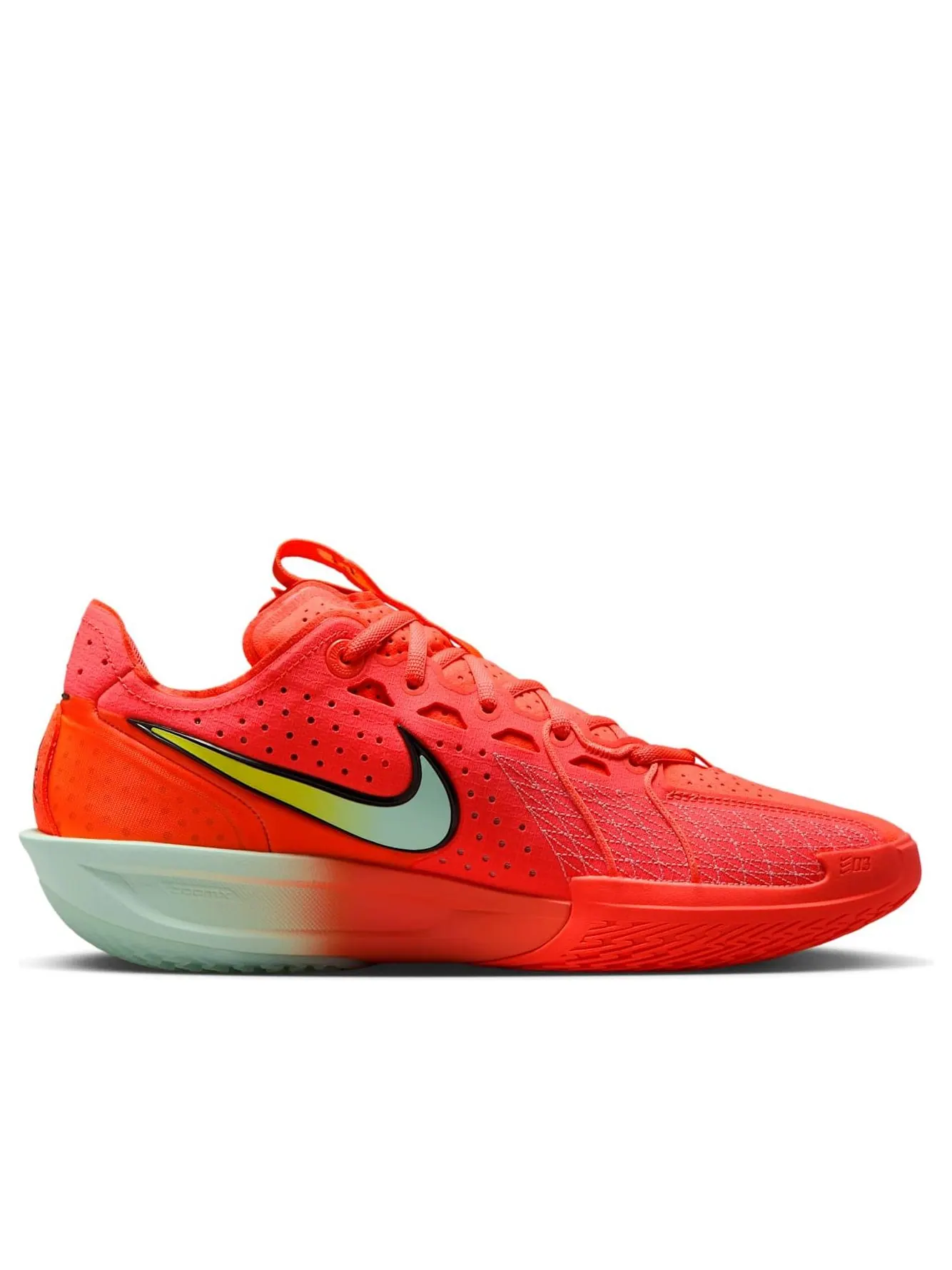 Кроссовки Nike Air Zoom GT Cut 3 'Bright Mango Bleached Coral' — изображение 2 из 6, оранжевый