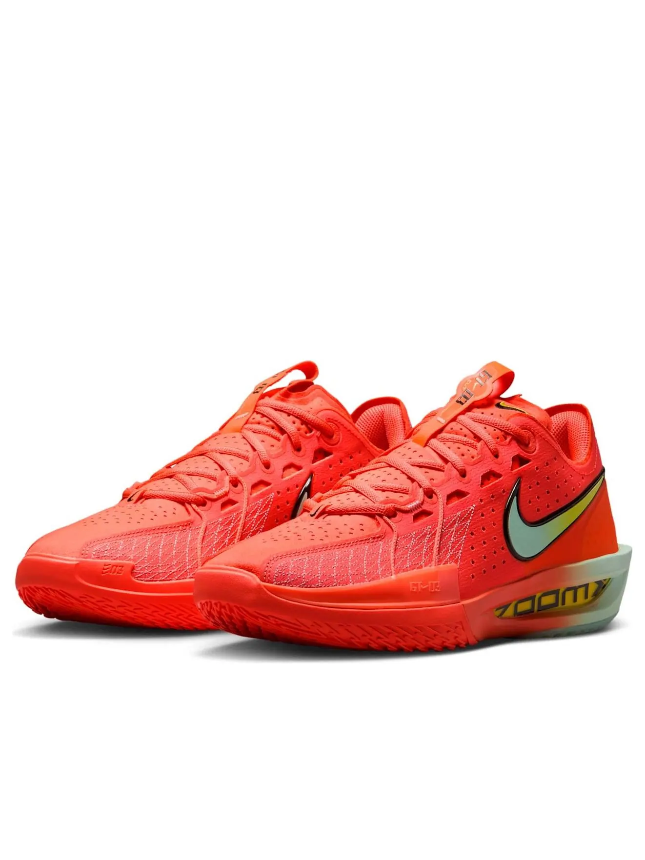 Кроссовки Nike Air Zoom GT Cut 3 'Bright Mango Bleached Coral' — изображение 3 из 6, оранжевый