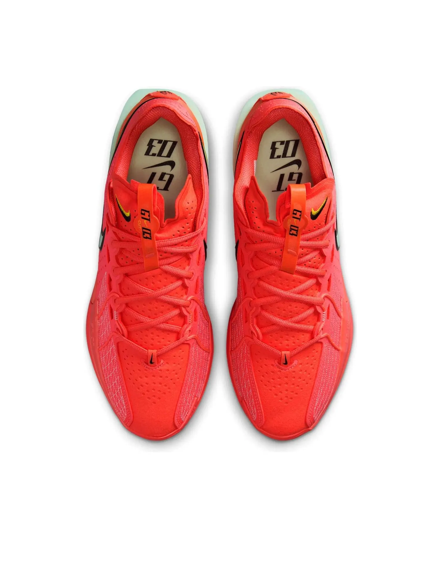 Кроссовки Nike Air Zoom GT Cut 3 'Bright Mango Bleached Coral' — изображение 4 из 6, оранжевый