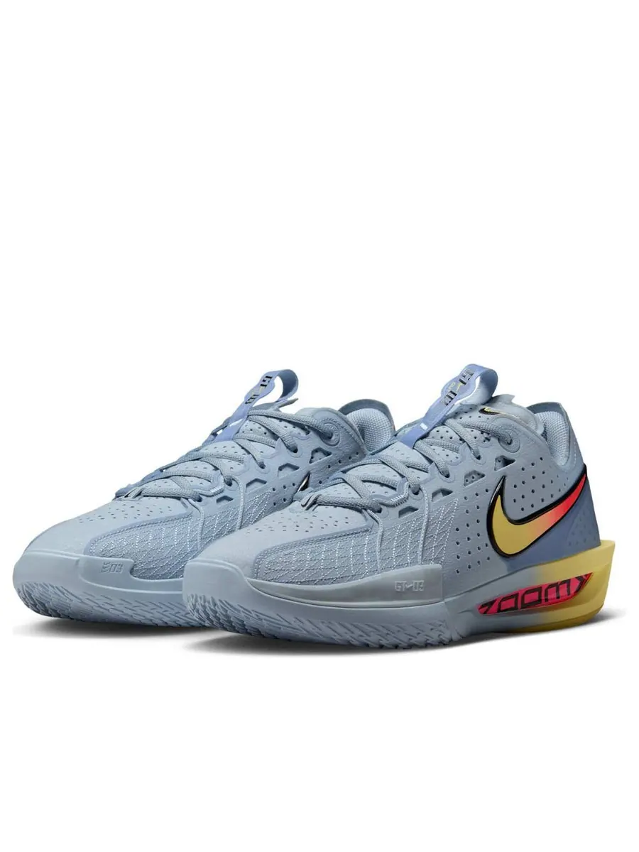 Кроссовки Nike Air Zoom GT Cut 3 EP 'Light Armory Blue Yellow' — изображение 3 из 6, синий