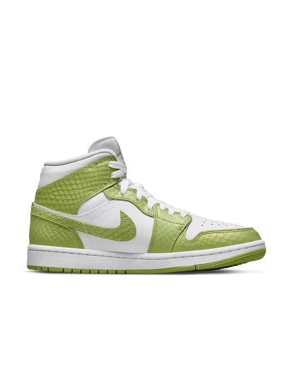 Кроссовки 1 средний размер Air Jordan — изображение 2 из 4, белый/зеленый