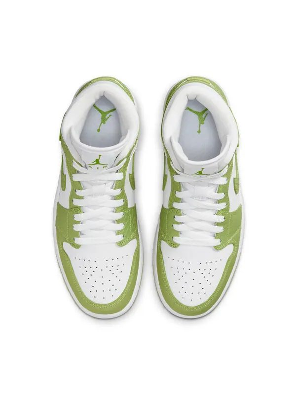 Кроссовки 1 средний размер Air Jordan — изображение 4 из 4, белый/зеленый