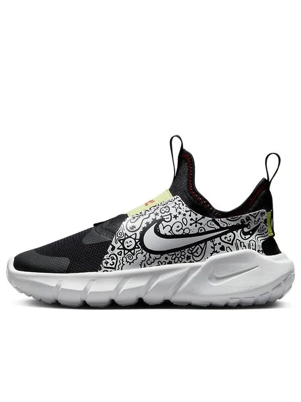 Кроссовки flex runner 2 jp 'doodles' Nike — изображение 1 из 4, черный / белый