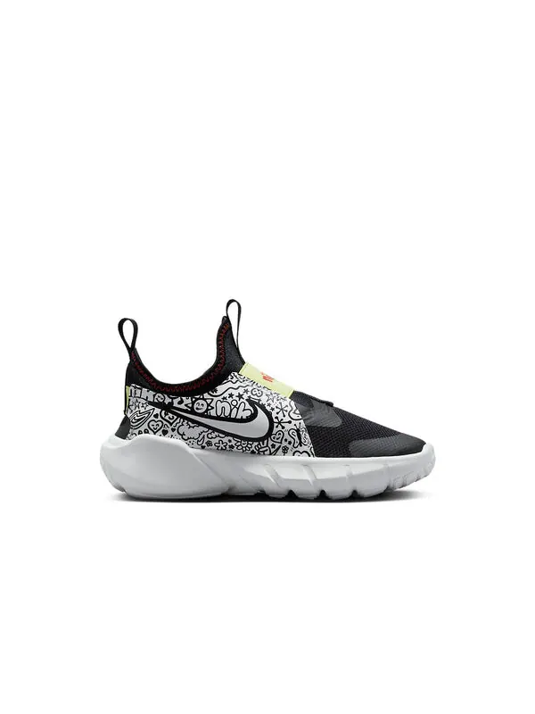 Кроссовки flex runner 2 jp 'doodles' Nike — изображение 2 из 4, черный / белый