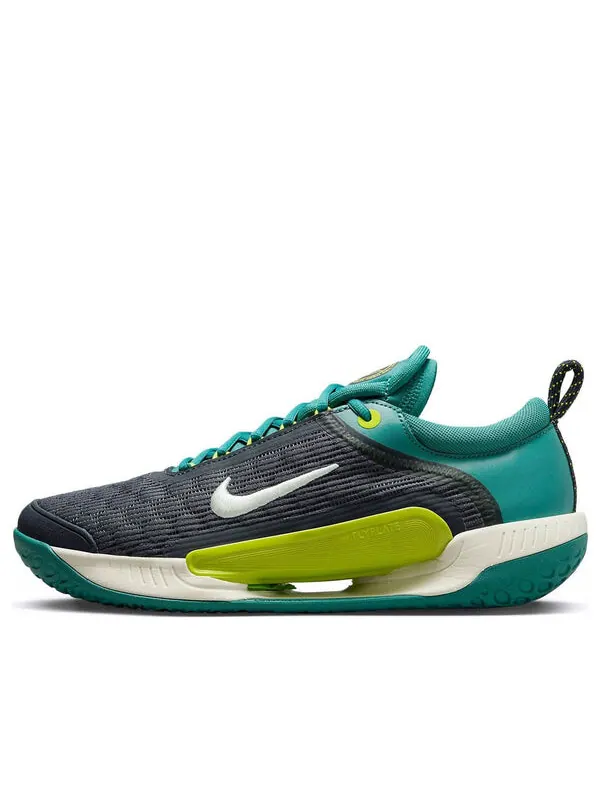 Кроссовки zoom court nxt hc 'mineral teal' Nike — изображение 1 из 1, зеленый