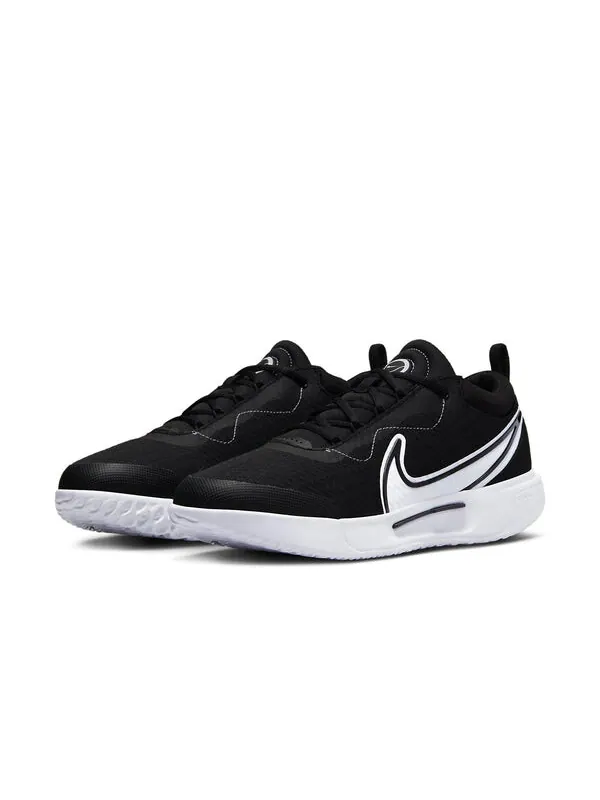 Кроссовки court zoom pro hc 'black and white' Nike — изображение 3 из 4, черный/белый