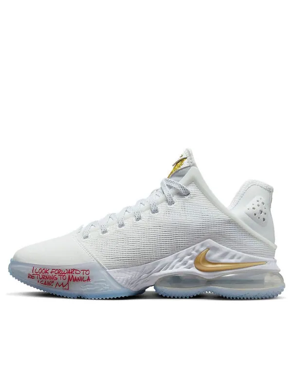 Кроссовки x titan lebron 19 low 'beyond the seas' Nike — изображение 1 из 4, белый/золотистый