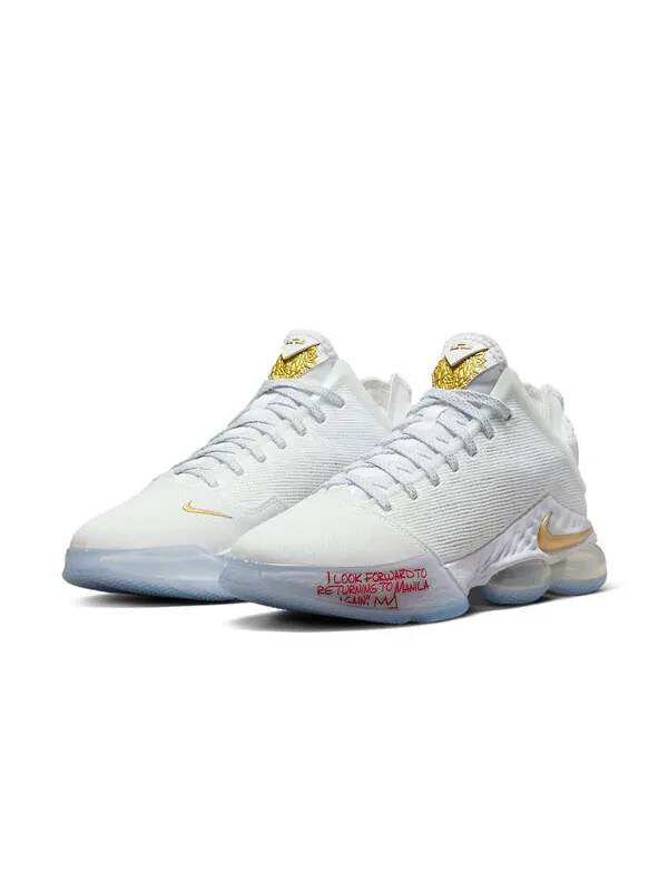Кроссовки x titan lebron 19 low 'beyond the seas' Nike — изображение 3 из 4, белый/золотистый