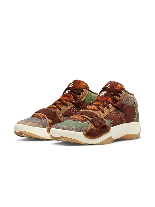 Кроссовки zion 2 'voodoo' Air Jordan — изображение 3 из 4, коричневый
