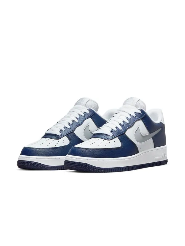 Кроссовки air force 1 '07 lv8 'midnight navy' Nike — изображение 3 из 4, синий/белый