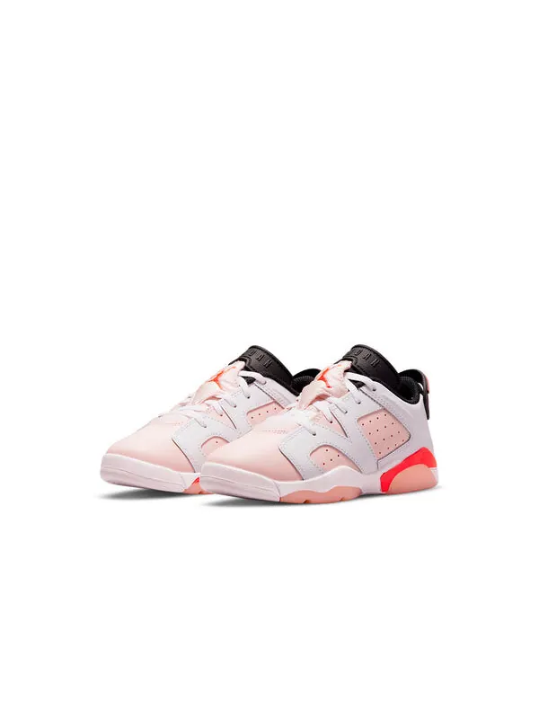 Кроссовки 6 ретро низкие Air Jordan — изображение 3 из 4, белый/розовый/черный