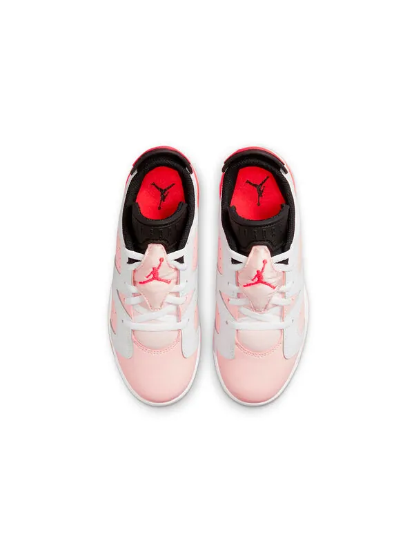 Кроссовки 6 ретро низкие Air Jordan — изображение 4 из 4, белый/розовый/черный