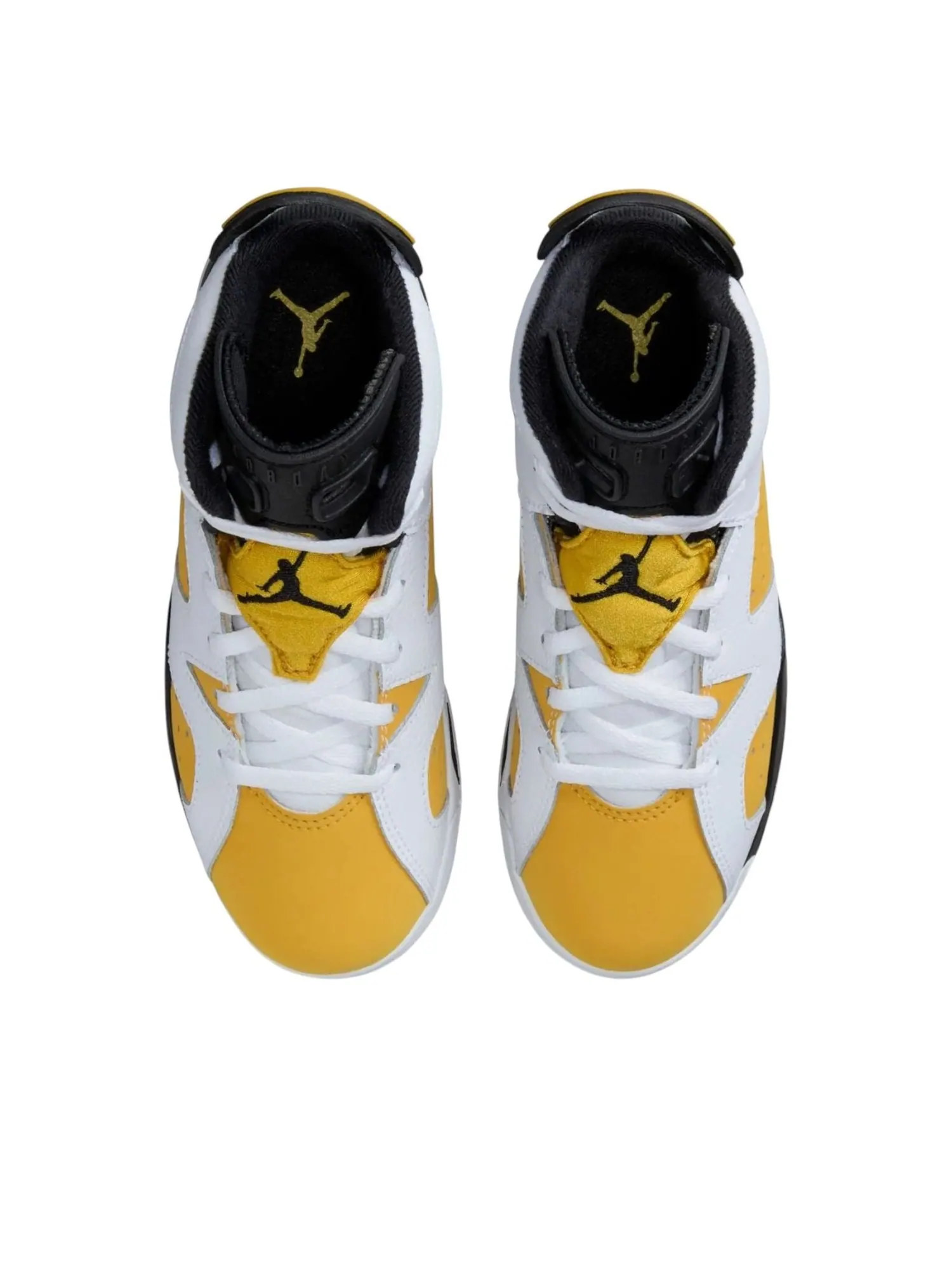 (PS) Air Jordan 6 Retro 'Yellow Ochre' — изображение 3 из 6, белый/желтый/черный