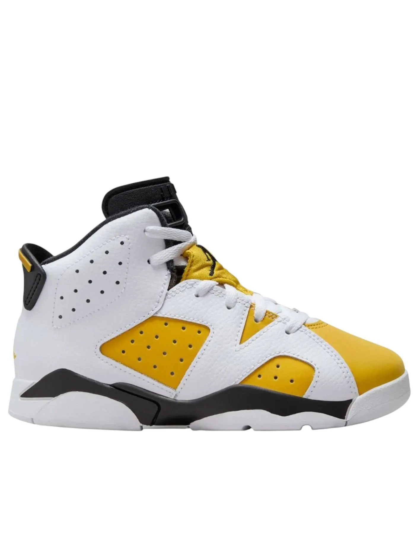 (PS) Air Jordan 6 Retro 'Yellow Ochre' — изображение 6 из 6, белый/желтый/черный