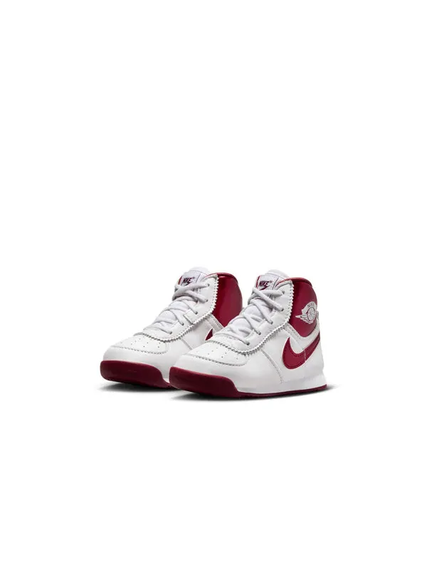 Кроссовки 1 retro high '85 og 'metallic burgundy' Air Jordan — изображение 3 из 4, белый/красный/белый
