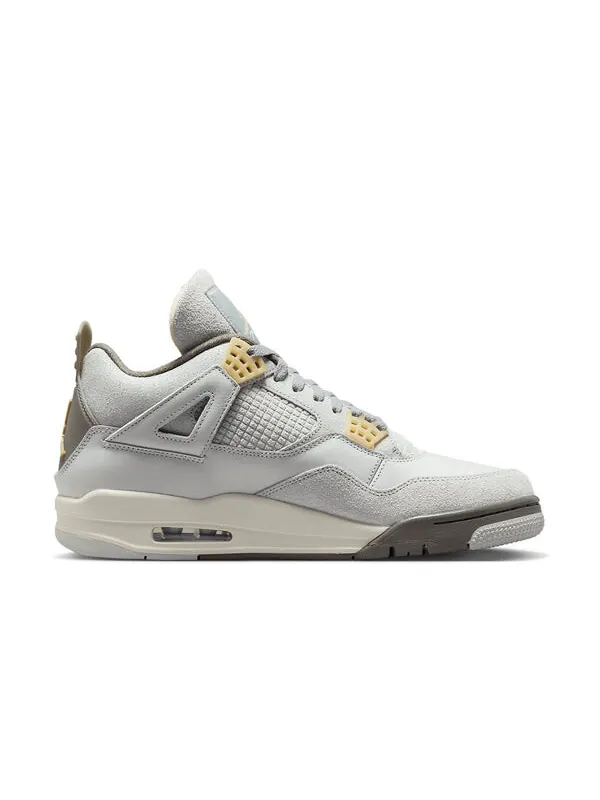 Кроссовки 4 retro se 'craft photon dust' Air Jordan — изображение 2 из 4, серый/синий