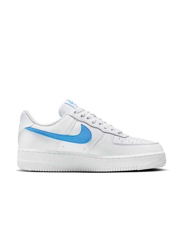 Кроссовки air force 1 '07 next nature 'white university blue' Nike — изображение 2 из 4, белый/белый//синий