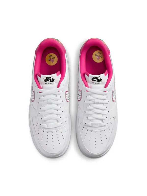 Кроссовки air force 1 '07 lx 'dragon fruit' Nike — изображение 3 из 4, белый/розовый
