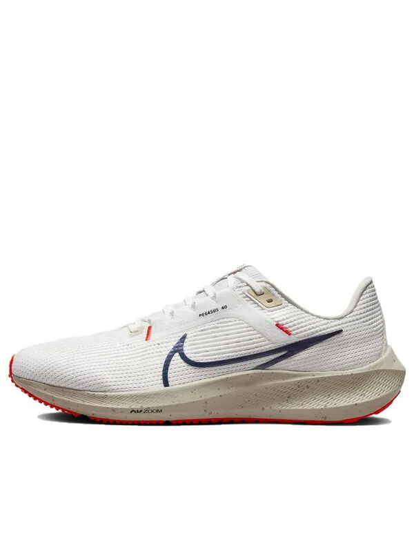 Кроссовки Nike Air Zoom Pegasus 40 'White Obsidian' — изображение 1 из 4, белый/светлый коричневый