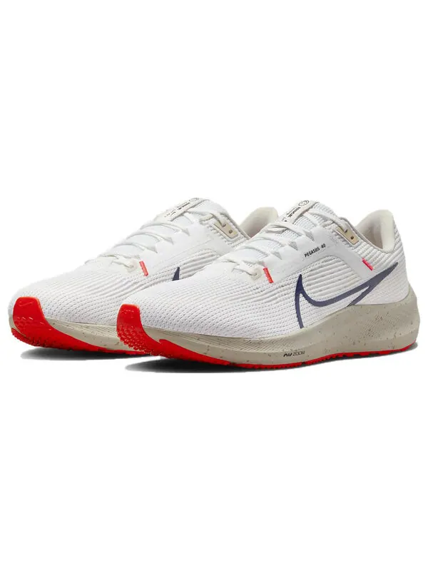Кроссовки Nike Air Zoom Pegasus 40 'White Obsidian' — изображение 3 из 4, белый/светлый коричневый