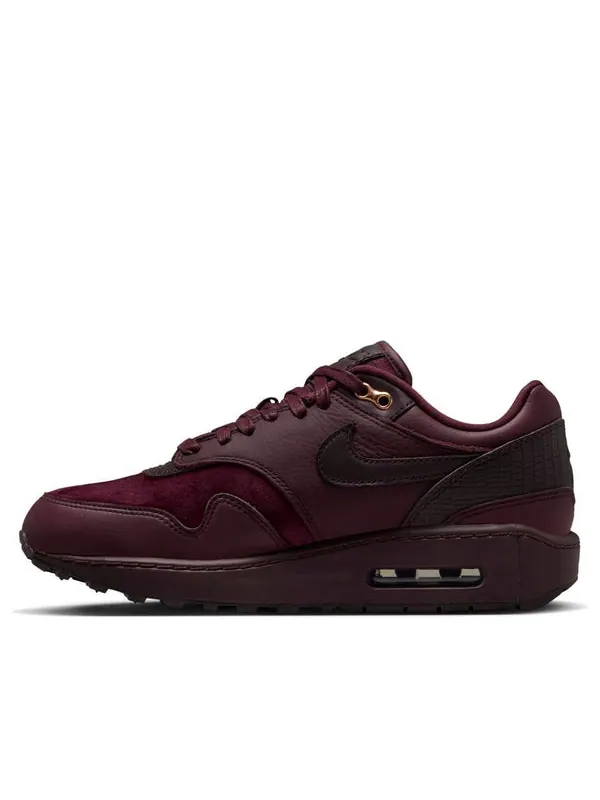 Кроссовки air max 1 '87 'burgundy crush' Nike — изображение 1 из 4, винный красный