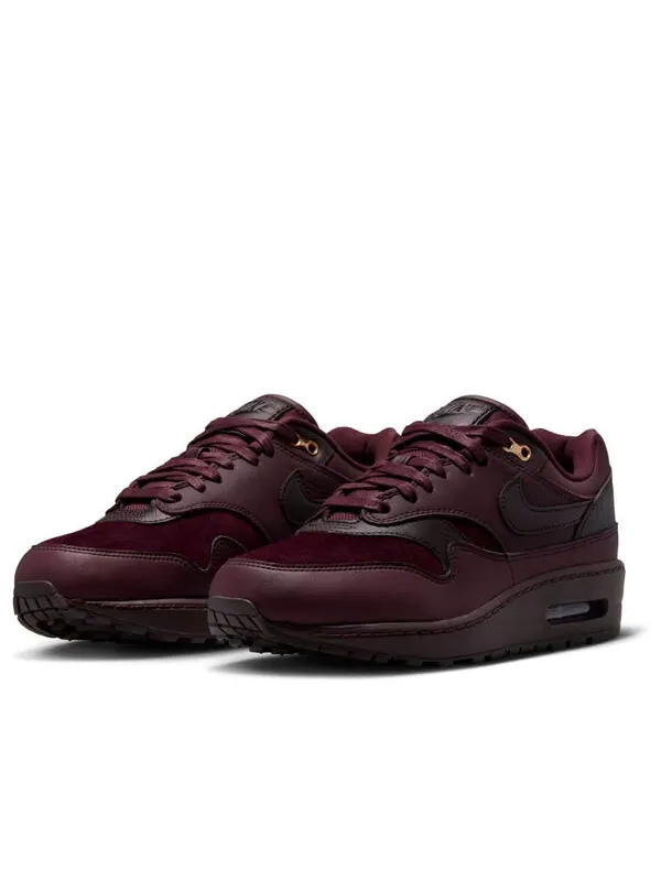 Кроссовки air max 1 '87 'burgundy crush' Nike — изображение 3 из 4, винный красный