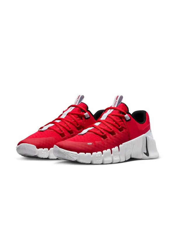 Кроссовки free metcon 5 'university red' Nike — изображение 3 из 4, красный/белый
