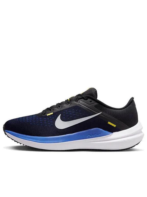Кроссовки air zoom winflo 10 'black racer blue' Nike — изображение 1 из 4, черный/синий//серый