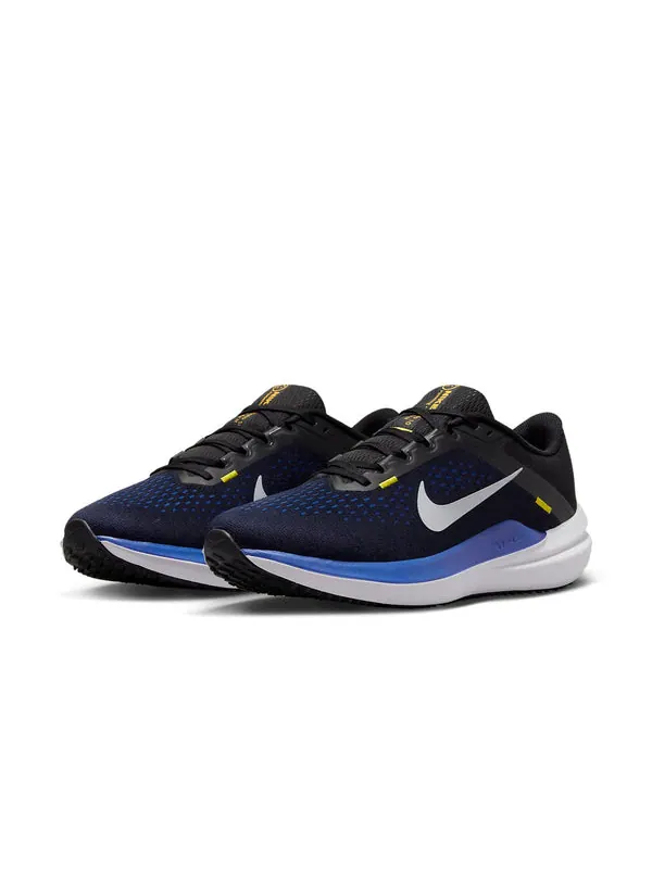 Кроссовки air zoom winflo 10 'black racer blue' Nike — изображение 3 из 4, черный/синий//серый