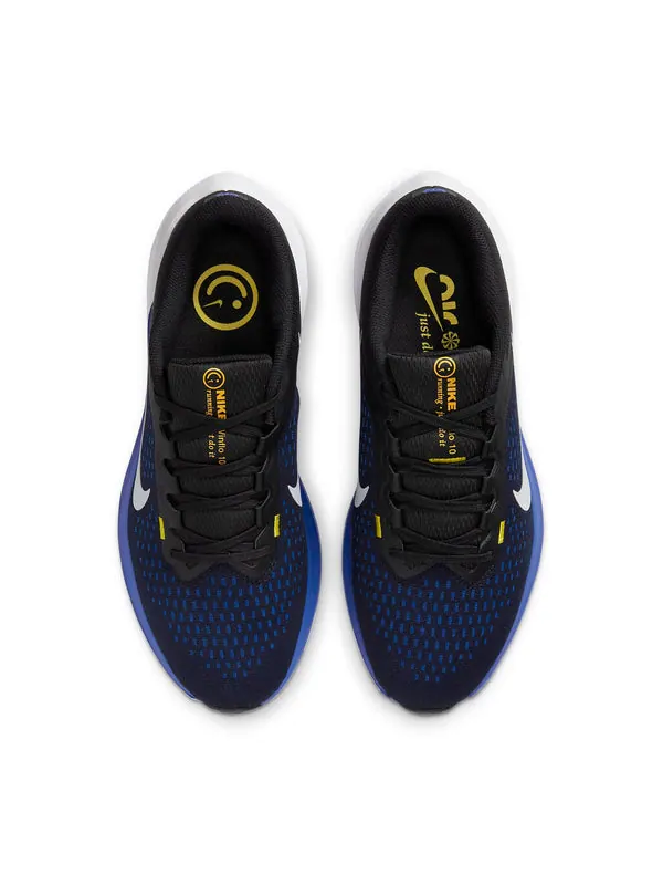 Кроссовки air zoom winflo 10 'black racer blue' Nike — изображение 4 из 4, черный/синий//серый