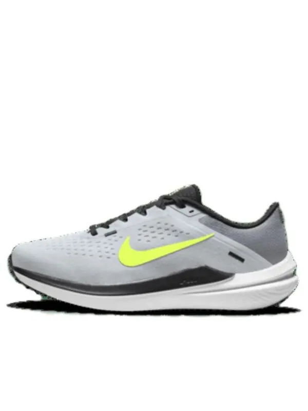 Кроссовки air zoom winflo 10 'wolf grey volt' Nike — изображение 1 из 4, серый/зеленый/черный