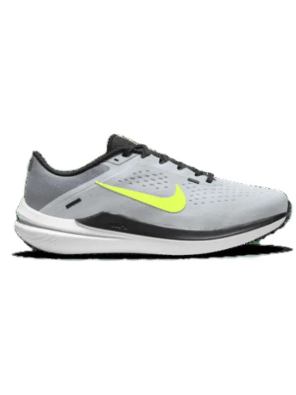 Кроссовки air zoom winflo 10 'wolf grey volt' Nike — изображение 2 из 4, серый/зеленый/черный