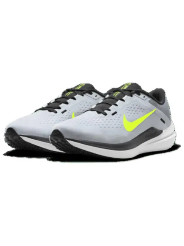 Кроссовки air zoom winflo 10 'wolf grey volt' Nike — изображение 3 из 4, серый/зеленый/черный