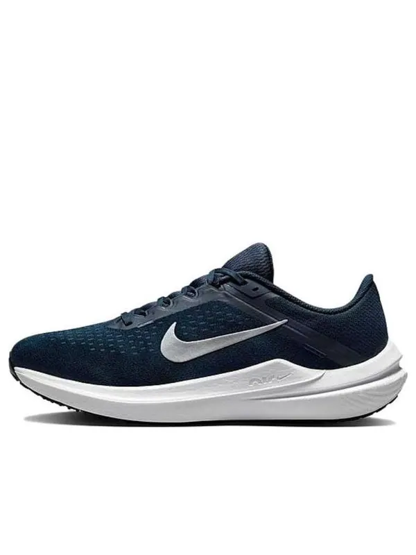 Кроссовки air zoom winflo 10 'college navy metallic silver' Nike — изображение 1 из 4, темно-синий