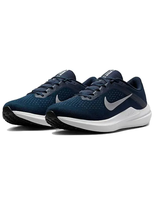 Кроссовки air zoom winflo 10 'college navy metallic silver' Nike — изображение 3 из 4, темно-синий