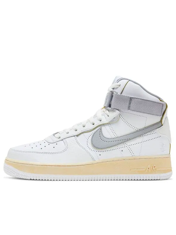 Кроссовки air force 1 high '07 premium 'white wolf grey' Nike