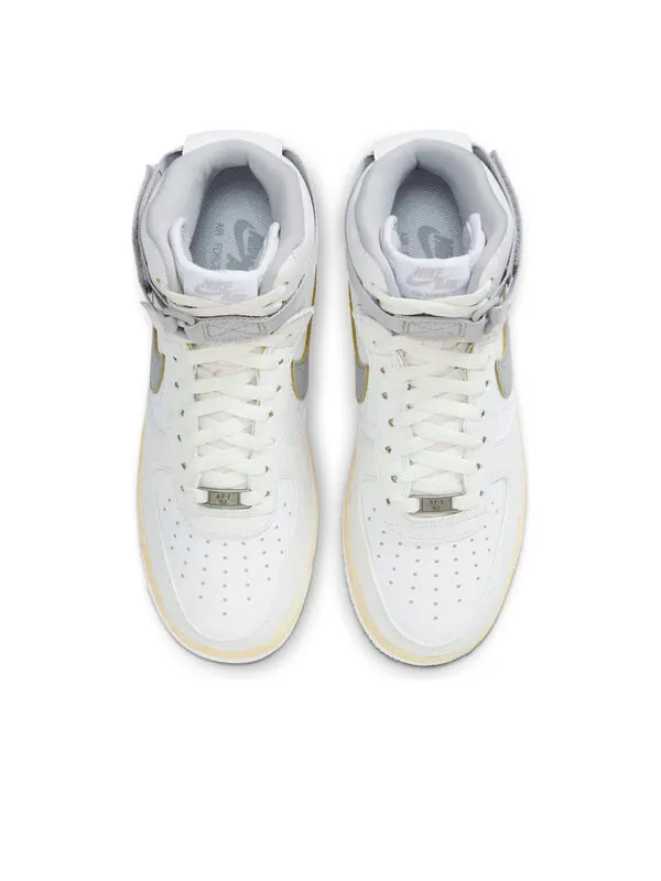 Кроссовки air force 1 high '07 premium 'white wolf grey' Nike — изображение 4 из 4, белый/серый
