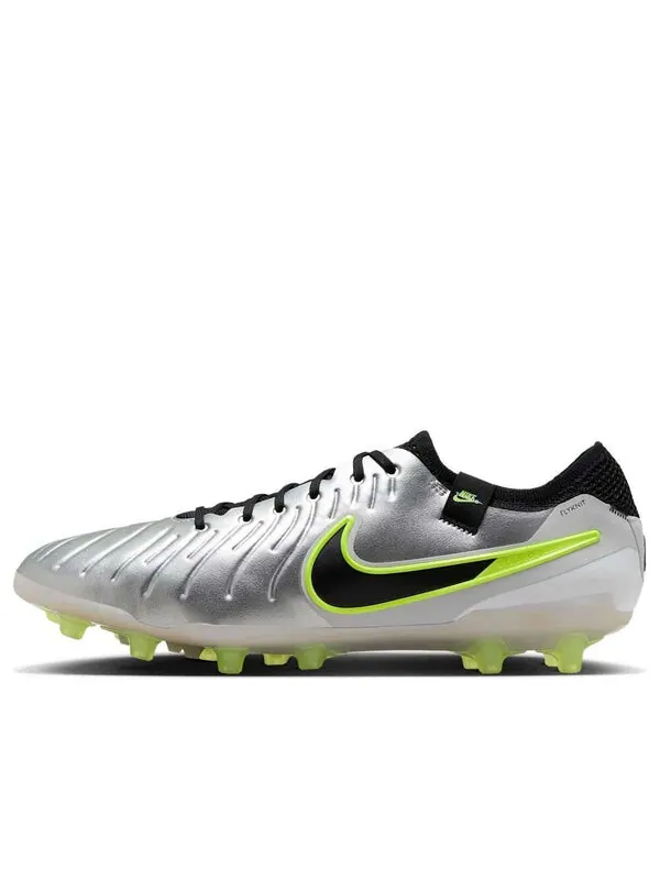 Кроссовки tiempo legend 10 elite ag 'metallic silver volt' Nike