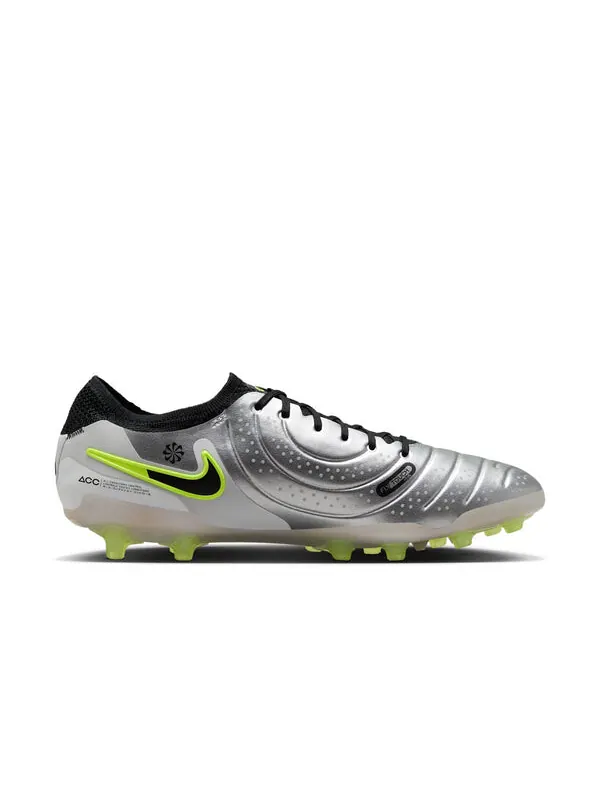Кроссовки tiempo legend 10 elite ag 'metallic silver volt' Nike — изображение 2 из 4